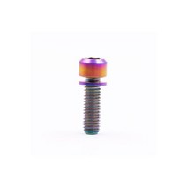 M5 x 20mm 티타늄 스템 볼트 자전거 MTB 안장봉 클램프 나사 고정 부품 7 가지 색상 1/3 개, 01 rainbow 1pc