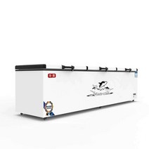 냉장 냉동 평대 쇼케이스 반찬 젓갈 진열 마트 냉장고, 518L 단일 온도 기계적 온도 조절