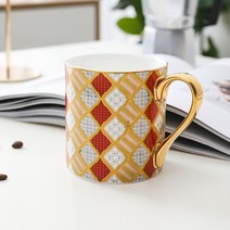 에.르메스 보헤미안 홍차잔 영국 본차이나 로모노소프 커피컵 로얄알버트 럭셔리티세트선물, 레드스퀘어머그, 단일사이즈