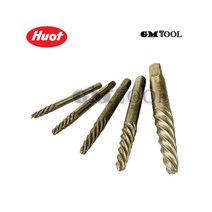 HUOT 휴오트 반대탭 세트 5pcs 히다리탭 파손된 볼트 너트 제거 볼트리무버 미국