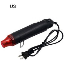 무선 히팅건 유선 핫툴 소형 미니 열풍기 차량용 충전 핫건 공예용 드라이기 54, 300w, 미국 110v 블랙