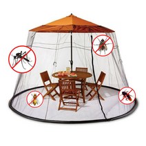 야외모기장 대형 파라솔모기장 커텐, 파라솔용 모기장