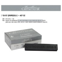 [크레타]직사각압축목탄40702 6본, [6401220]옵션없음