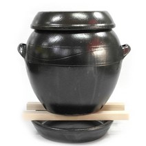 손잡이 옹기 소금 간수 빼기 항아리 간수빼는항아리, 10kg
