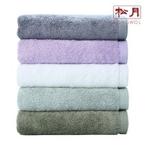 송월타올 천연대나무 호텔수건 마몽드 뱀부190G 5장, 그레이5장