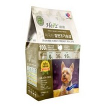 허즈 전연령 레시피 사료 강아지 알러지/눈물, 칠면조, 908g, 1개