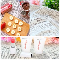 지오텍스 빈티지한 느낌의 영자신문 촬영 배경천, BROWN(브라운)90x72