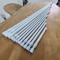 압축봉 - 화이트 길이별 11가지 종류 수납 정리 끝판왕, 화이트83-150cm(직경1.3cm)