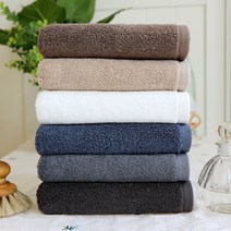 코튼리빙 무형광 코마사 호텔수건 200g, 10개, 200G 파스텔옐로우