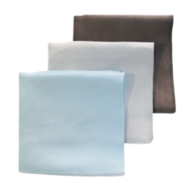 초극세사 악기 닦기 융 원단, 하늘색+회색+밤색, 6개