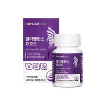 내츄럴플러스 멀티밸런스 요오드60정 멀티비타민미네랄7종 엄선부원료 갑상선호르몬합성도움, 1개, 60정