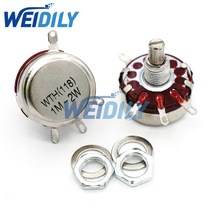 가변 저항1PCS WTH118 470K 2W 1A 전위차계 정통 가변 저항 VR 474 옴, 한개옵션0