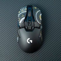 로지텍 G900 G903 Hero 마우스 그립 테이프 신버전, M4A4 블랙골드 (0.5mm)