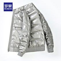 남성돕바 ROMON남성패딩 가벼운 스탠딩카라
