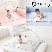 아기 홀씨 베이직 범퍼침대 특대형 매트 가드 신생아, 홀씨베이직범퍼침대/블루_기본형