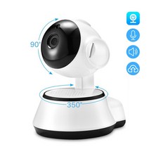가정용 홈 무선 실시간 현관 강아지 방범용 캠 cctv Hamrolte 베이비 모니터 1080P 미니 팬틸트 Wifi IP 카메라 자동 추적 양방향 오디오 모션 감지 원격, 720P128G 카드 포함, 영국 플러그, 3.6mm