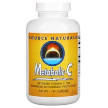 소스네추럴스 Metabolic C 500 mg 180 Capsules
