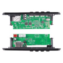 MP3플레이어Kebidu 무선 블루투스 5.0 12V 자동차 MP3 WMA 디코더 보드 5V 오디오 모듈 USB AUX TF FM 라디, 01 5V Color Screen