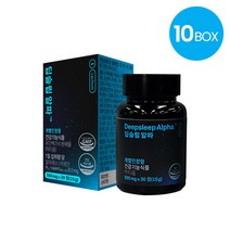 정품 딥슬립알파 수면 건강 기능성 영양제 락티움, 15g, 10개