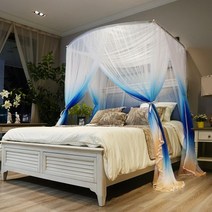 침대 모기장 캐노피 프레임 사각모기장 대형모기장 120x200 GD