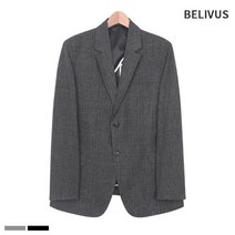 빌리버스 빌리버스 남성 블레이져 BRV028 남자 간절기 체크 자켓 아우터
