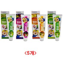 (디앤티) 캐릭터치약 3세치약 4세치약 5세치약 뽀로로치약 5개, 메론향 5개