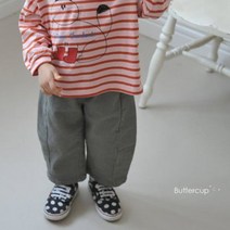 버터컵 커브다트pt 유아동복 하의 키즈 주니어 나들이 등원룩 데일리