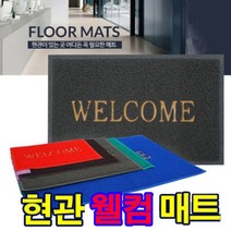인터바겐 사무실 업소용 아파트 특대형 현관바닥메트 발매트 발판 깔판, 소형 블루