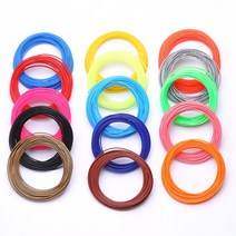 3D 프린터 소모품 필라멘트 5개 (최소 주문) 10m 1.75mm PLA 3d 프린터 펜 필라멘트 리필 핸들 플라스틱 3D, 13 글로우 녹색