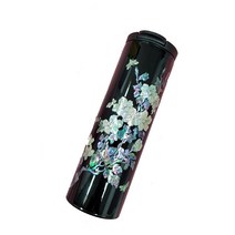 외국VIP바이어선물 명품나전칠기자개텀블러 보자기포장 고급판촉물, 블랙