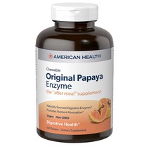 American Health 파파야추출 파파인 함유 복합소화효소 600추어블정
