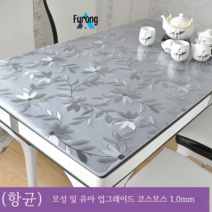 식탁 매트 테이블보 방수 방열 오일 워시드 투명 테이블보, 80*120cm, 업그레이드  색상 tianxiang 1.0mm