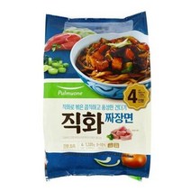 [메가마트]풀무원 생가득 직화 짜장면 4인분 1.32kg, 5개