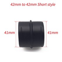 히터 부품 호환 42/60/75/90mm 자동차 히터 덕트 파이프 조이너 커넥터 감속기 호스 튜브 에버스패커 또는, 07 42Short connector