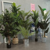 인조나무 조화나무 조화인테리어 아레카야자 극락조 드라세나 조화, 1.극락조 120cm, 1개