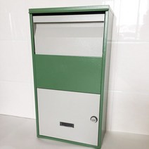 도서관 반납함 반납기 우편함 도서 수취함 대형 예쁜, 그린 75x41x22 열쇠형