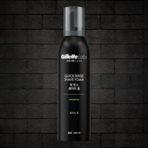 질레트랩스 퀵 린스 쉐이브 폼 240ml Gillette Labs