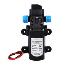 다이어프램 펌프 소형 미니 수중 펌프 워터 dc 12v 60w 마이크로 전기 워터 자동 스위치 5lmin 고압 세차 스프레이 워터, 없음