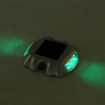 도로표시등 도로표지병 태양광 쏠라 LED 안전유도등 반사체 도로 1pcs 방수 6 led 태양열 구동 도로 스터드 라이트 주조 램프 무선 야외 도로 차도 통로 주조 주조, 육군 녹색