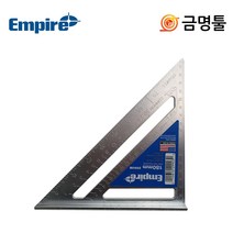 엠파이어 2990M 삼각각도자 7인치 알루미늄압출스퀘어 삼각자 미국산, 1개