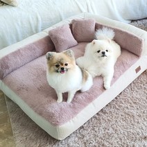 디어도르 강아지방석 쿠션 강아지침대 쇼파 소파 애견 반려견 대형견 중형견 고양이 침대, 베이지
