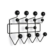 임스 행잇올 비트라 eames 옷걸이 우드볼 행거 코트랙 찰스레이 5color 고급형, 블랙