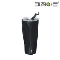 시둥마켓 +[시둥마켓]+_ 통 머그컵 스텐컵 개인텀블러 냉온물병 가벼운보온물병 보냉병, 키친아트 락 미끄럼방지 텀블러 600ml (블랙)