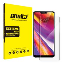 솔츠 LG G7 풀커버 강화유리 방탄 액정 보호필름, 1매