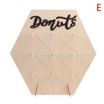 쿠키쇼케이스 쿠키진열대 베이커리진열장 쿠키 베이커리 과자 진열대 쇼케이스 1 pcs 도넛 벽 스탠드 ​​디저트 케이크 디스플레이 랙 웨딩 생일 파티 장식, e