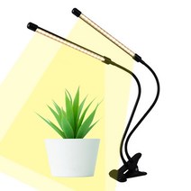 비상 실내 재배 LED식물등 조명 다육이 난초 생장등 성장등 2헤드, 전구색
