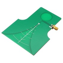 8W 10DB UWB Directional Wideband TEM Antenna 2.4-10.5Ghz 2.4G Transmission, 01 Green
