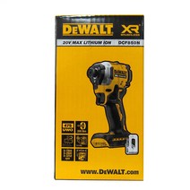 DEWALT 18v20v 브러시리스 임팩트 스크루 드라이버 DCF850 석고 보드 컬러 스틸 타일 도브테일 나사 887 업그레이드, DCF850 본체 (배터리X)