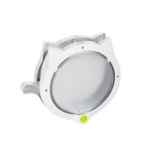 4 웨이 작은 둥근 개 문 애완 동물 플랩 문 무료 고양이 집 Abs 플라스틱 창 자동 슬라이딩 게이츠 강아지, 02 SCARLET