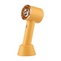 YSSHOP 여행 옥외 실내 피크닉을 위한 휴대용 소형 소형 팬 터보 팬 3 장치, 49.7x54.8x150.2mm, ABS 플라스틱, 노란색